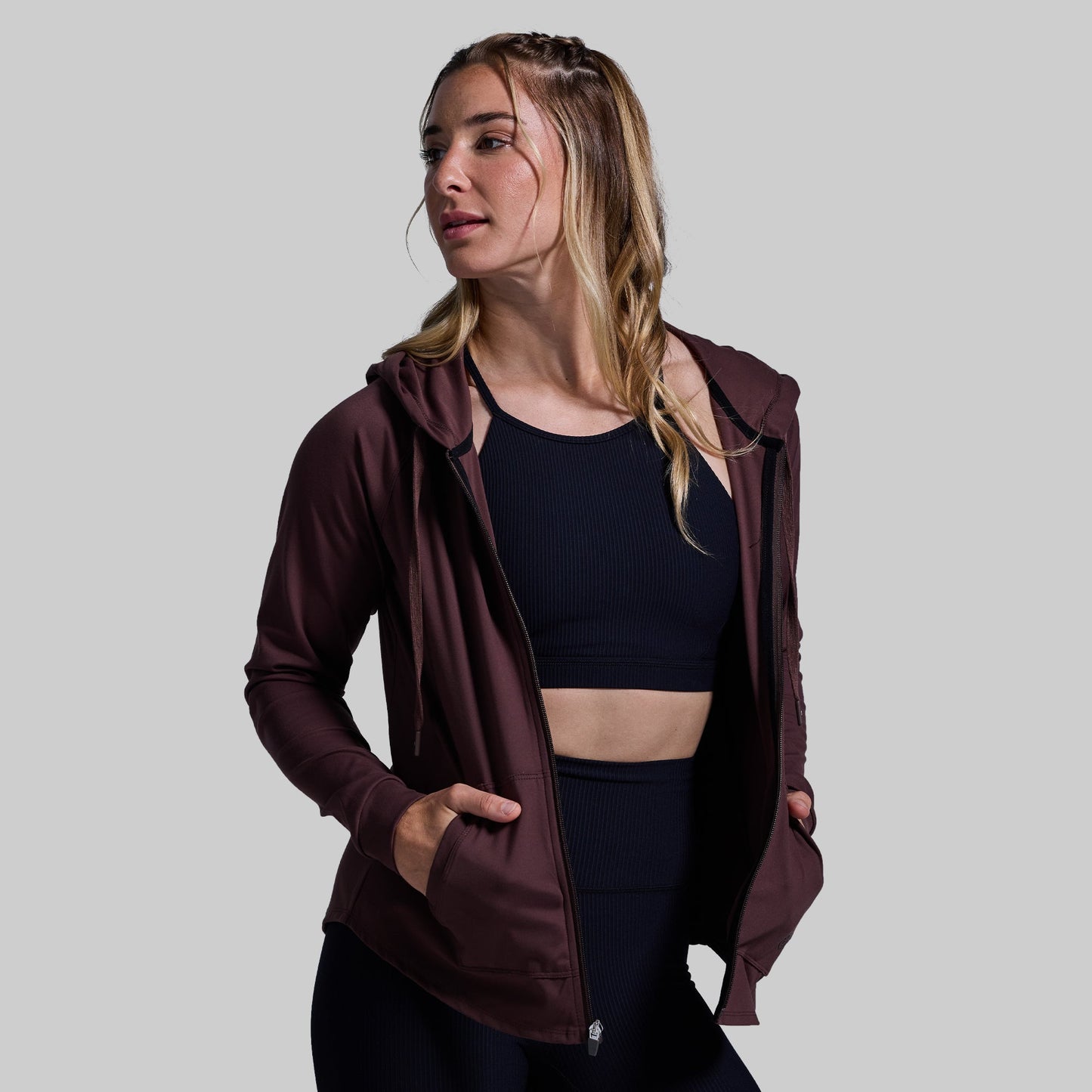 Weekender Zip Up Hoodie (French Roast)