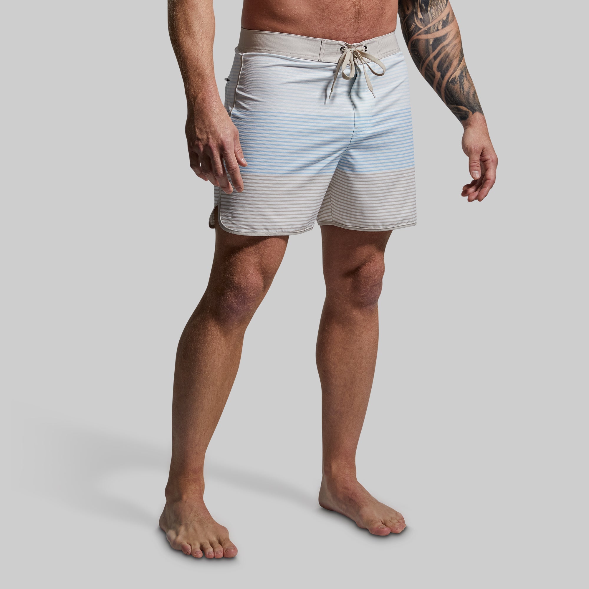 Laguna Shorts Natural Canvas Stripe