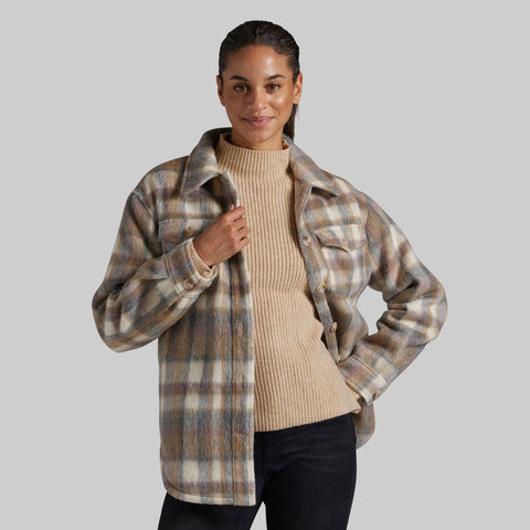 Melissa Plaid Shacket (Terra)