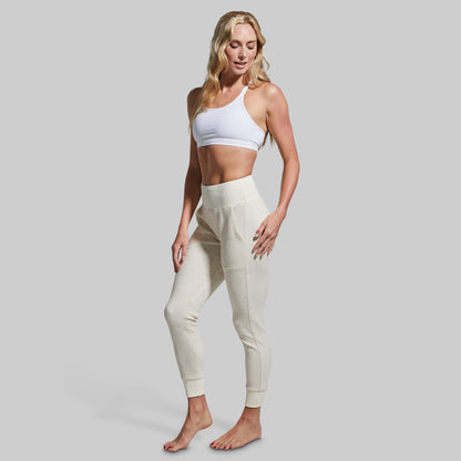 Women's Cloud Jogger Set (Heather Oatmeal)