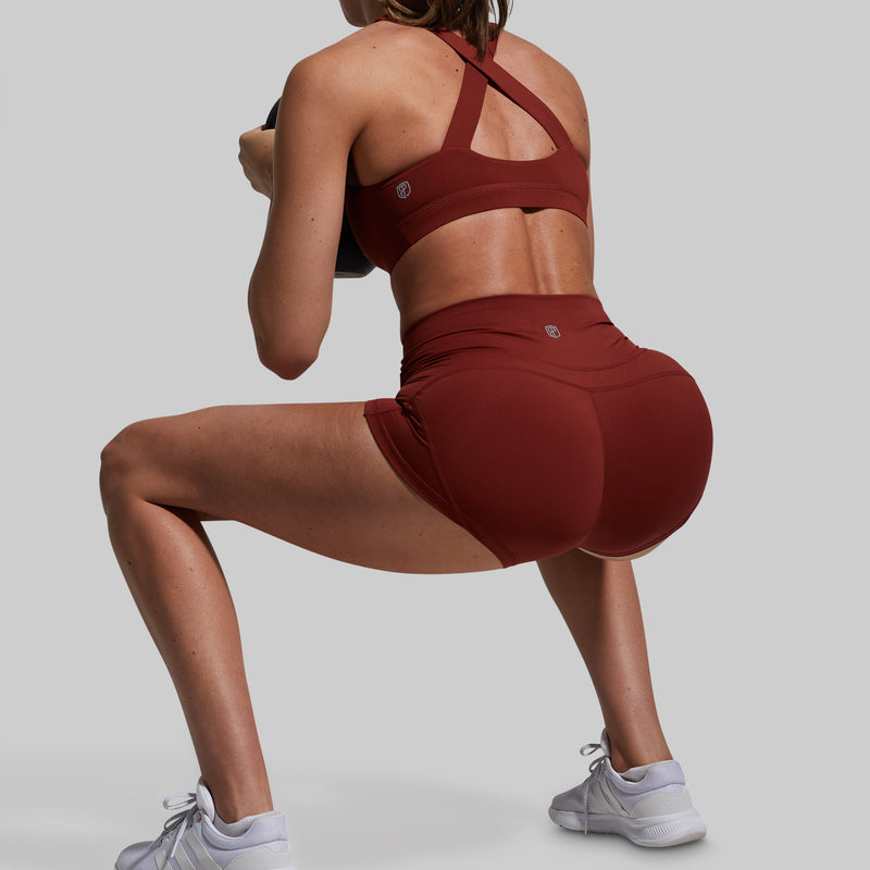 Your Go To Booty Short (Brick Red)