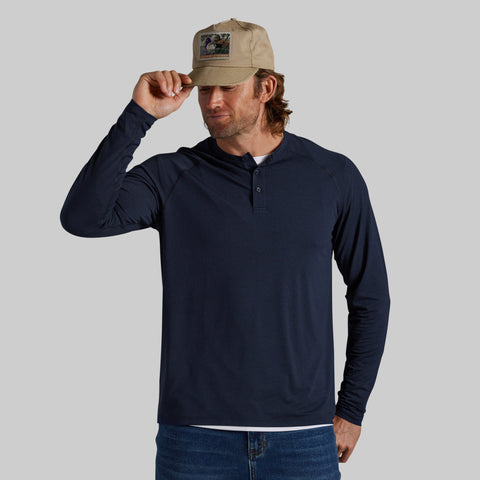 BP Premium Basic Henley (BP Navy)