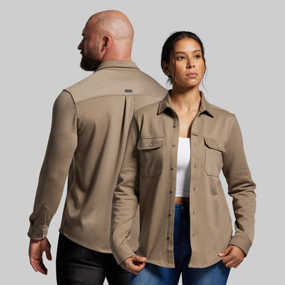 Woodsman Stretchy Flannel (Desert Tan)