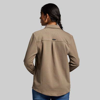 Woodsman Stretchy Flannel (Desert Tan)