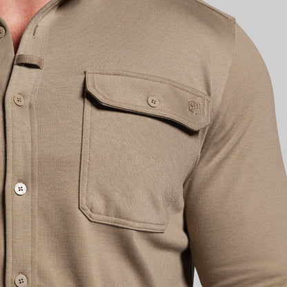 Woodsman Stretchy Flannel (Desert Tan)
