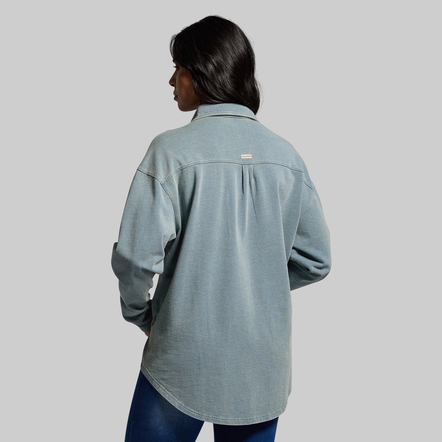 Women's Oversized Stretch Denim (Vintage Wash)