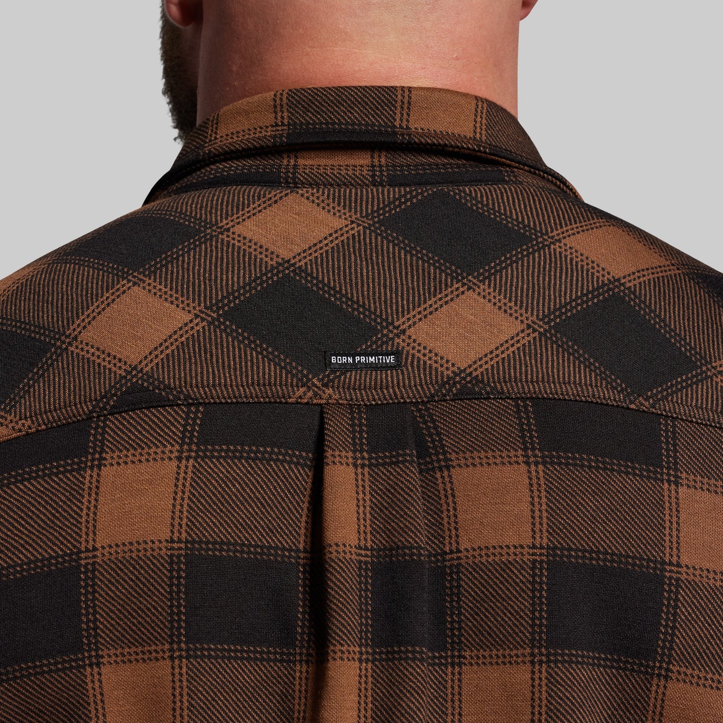 Woodsman Stretchy Flannel (Coyote Brown/Black)