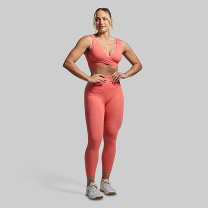 Embrace Sports Bra (Hot Peach)