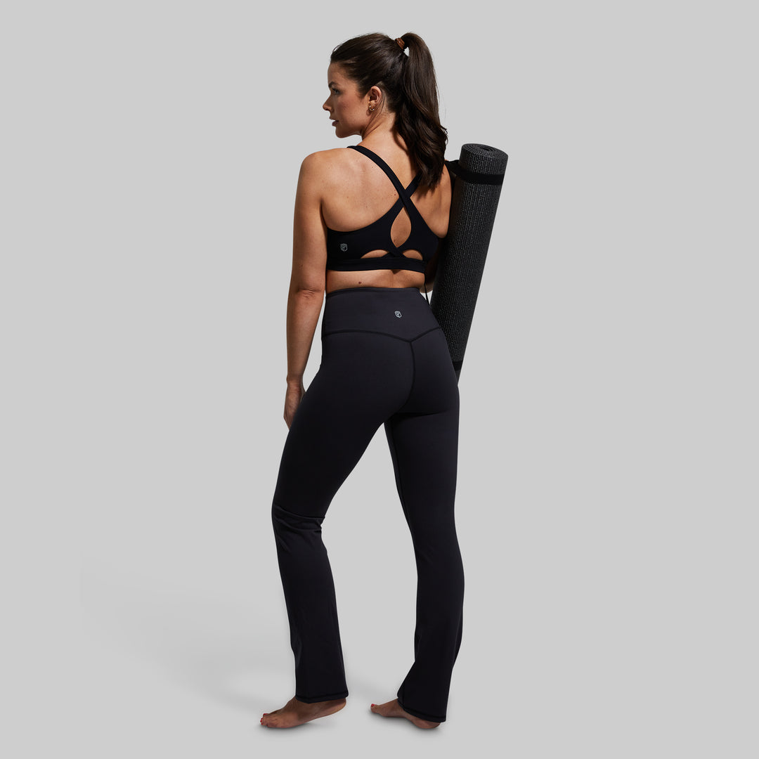 Yoga Pant Straight Leg Black