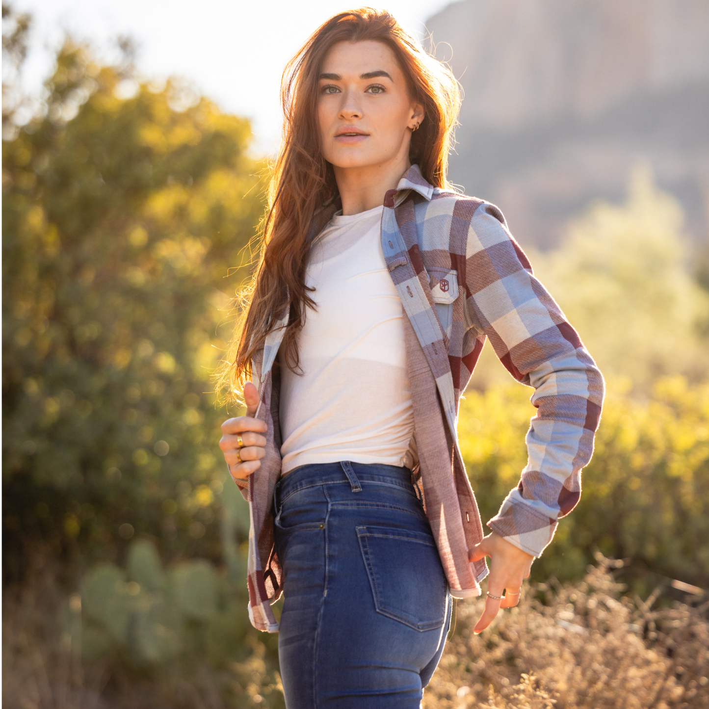 Woodsman Stretchy Flannel (Canyon)