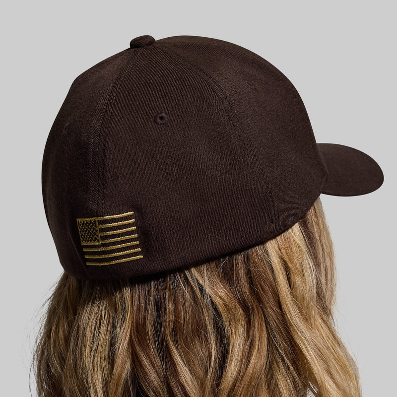 Logo FlexFit Hat (Brown)