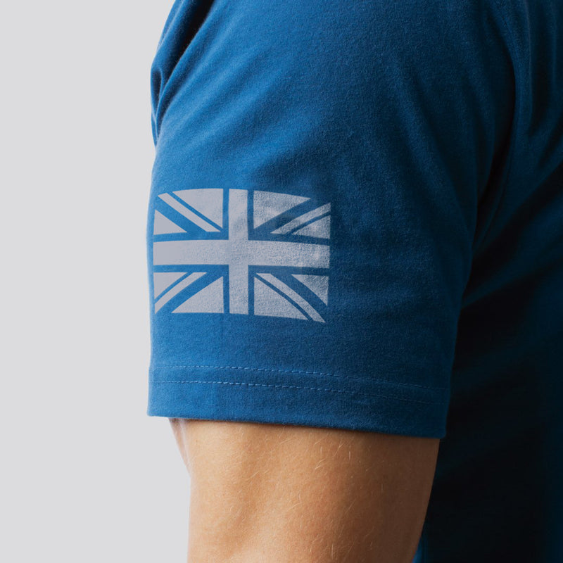 The UK Brand Tee (Cool Blue)