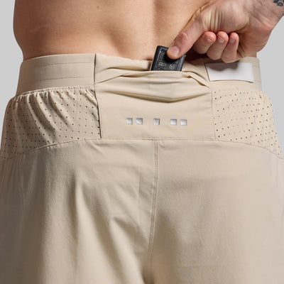 Men's Endurance Short w/ Compression (Oatmeal)