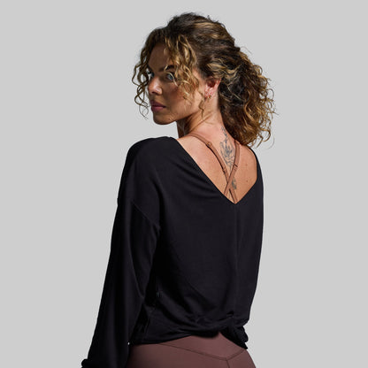Two Ways Long Sleeve (Black)