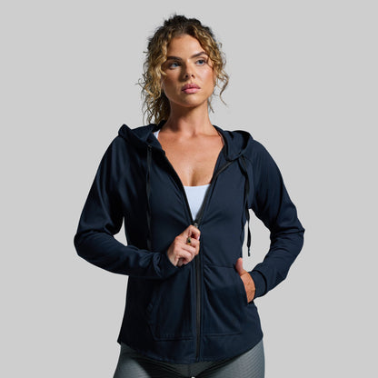 Weekender Zip Up Hoodie (Black)