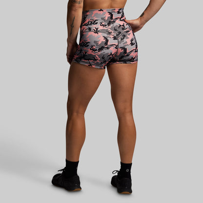 New Heights Booty Short (Pink Woodland)