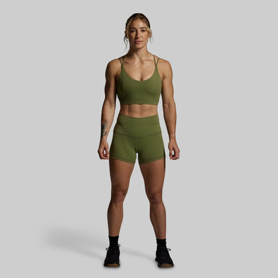 New Heights Booty Short (Army Green)