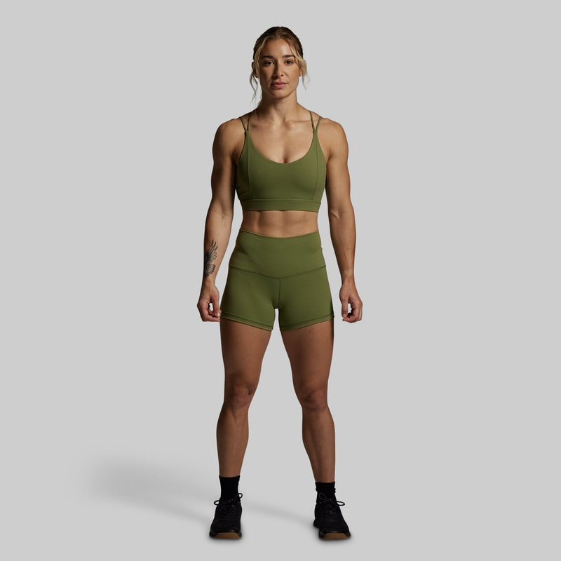 New Heights Booty Short (Army Green)