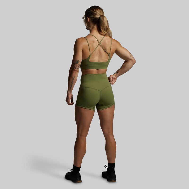 New Heights Booty Short (Army Green)