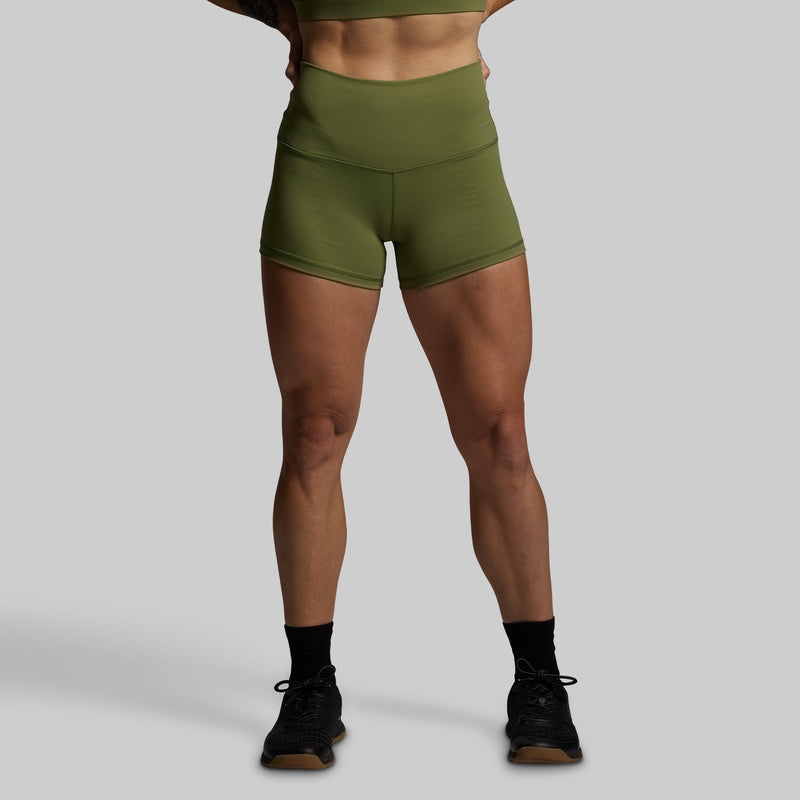 New Heights Booty Short (Army Green)