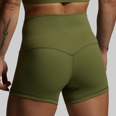 New Heights Booty Short (Army Green)