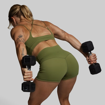 New Heights Booty Short (Army Green)