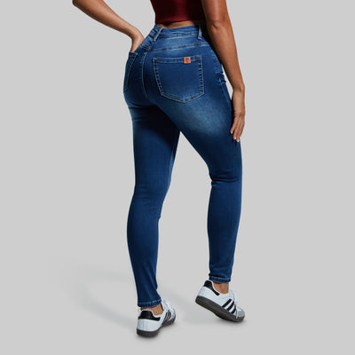 FLEX Stretchy High-Rise Skinny Jean (Dark Wash)