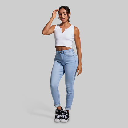 FLEX Stretchy High-Rise Skinny Jean (Light Wash)