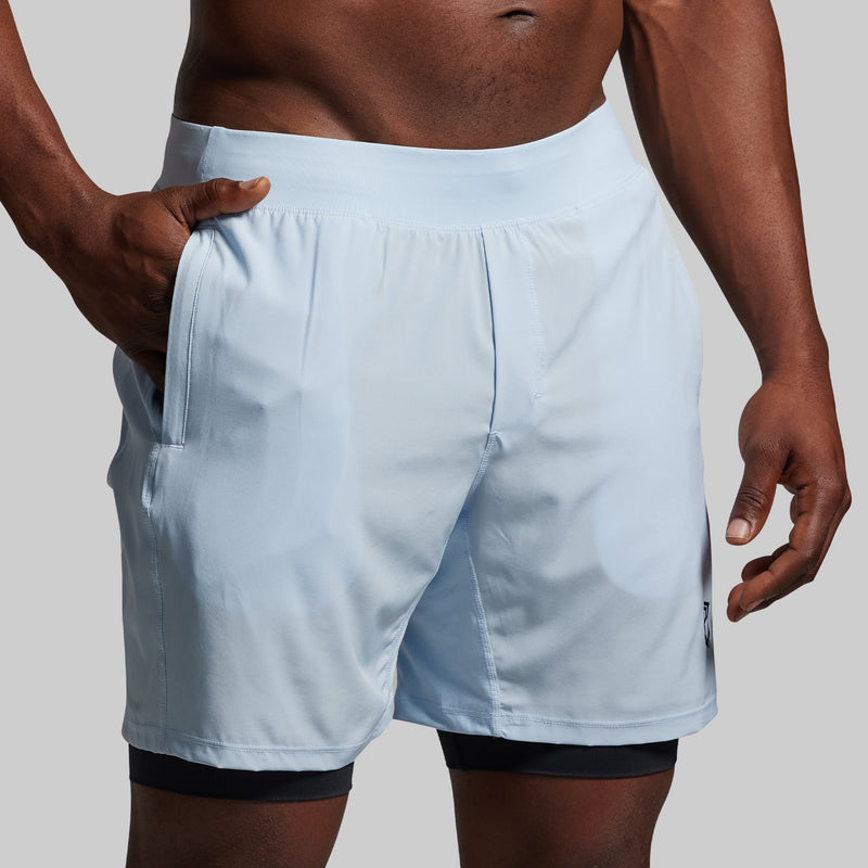Versatile Short w/ Compression 7" (Chambray)