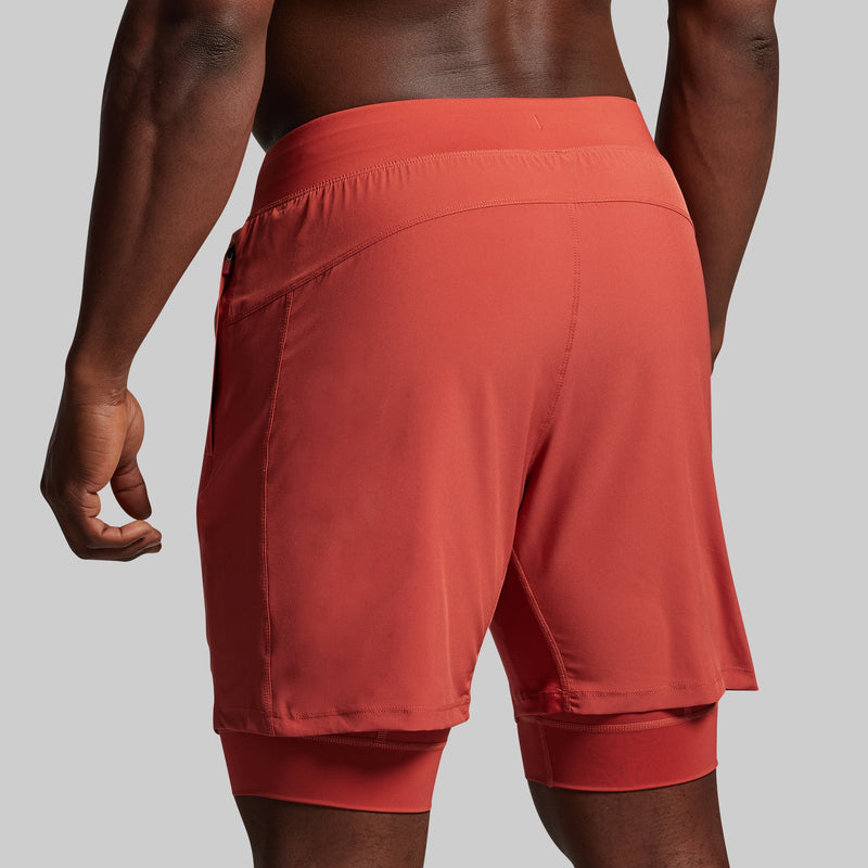 Versatile Short w/ Compression 7" (Brick)