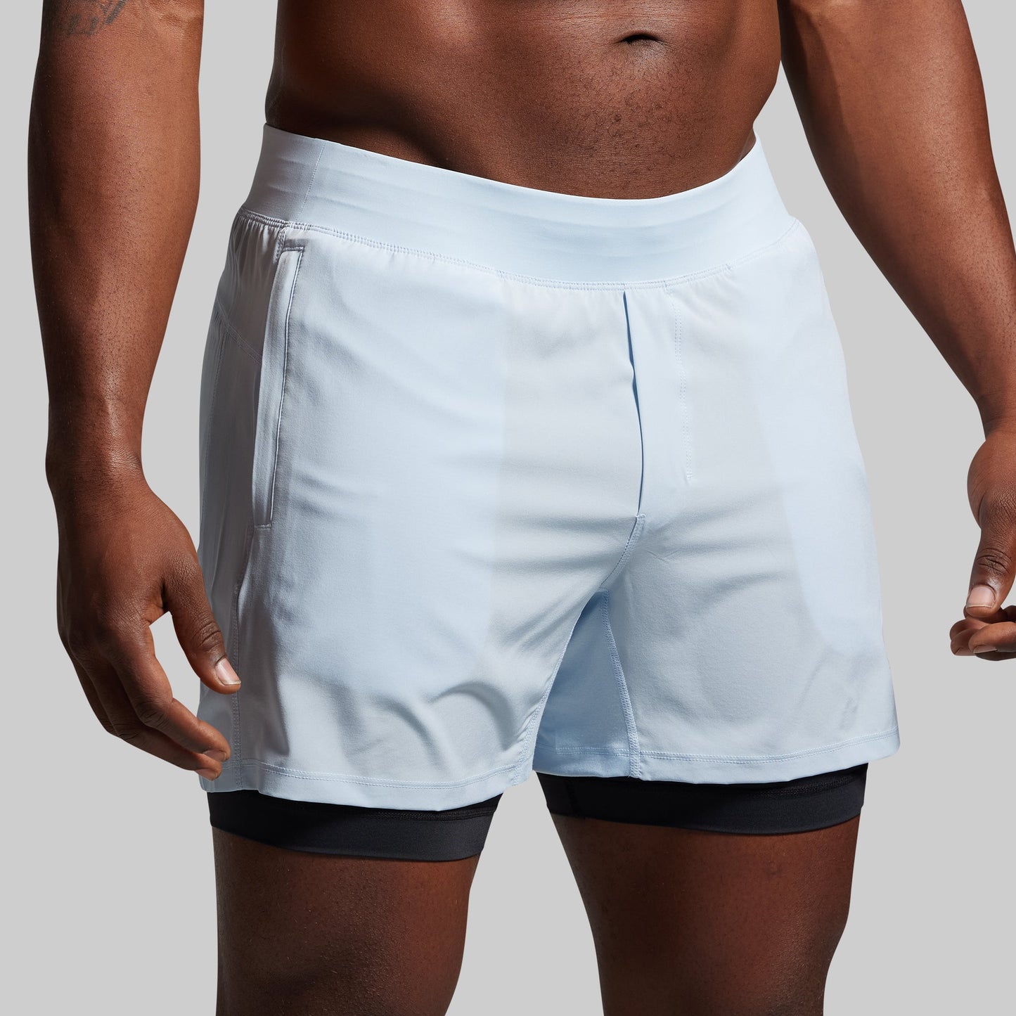 Versatile Short w/ Compression 5" (Chambray)