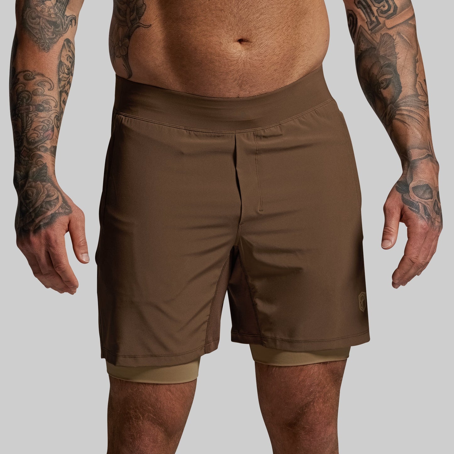 Versatile Short w/ Compression 7" (Coyote Brown)