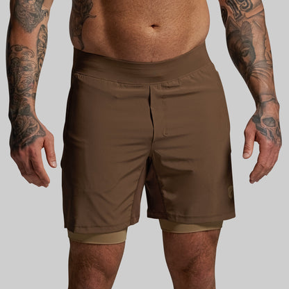Versatile Short w/ Compression 7" (Coyote Brown)