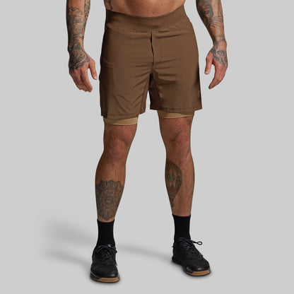 Versatile Short w/ Compression 7" (Coyote Brown)