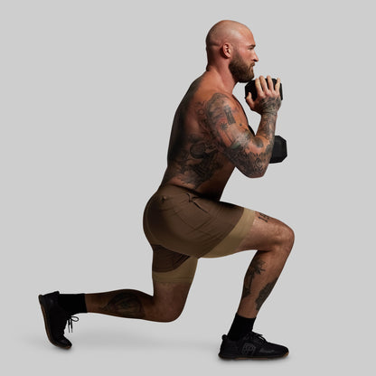 Versatile Short w/ Compression 5" (Coyote Brown)