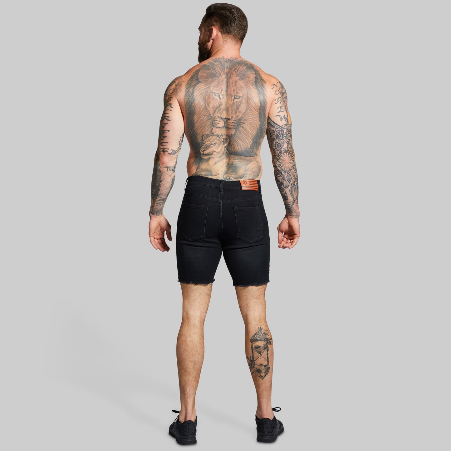 FLEX Stretchy Jort 7" (Black)