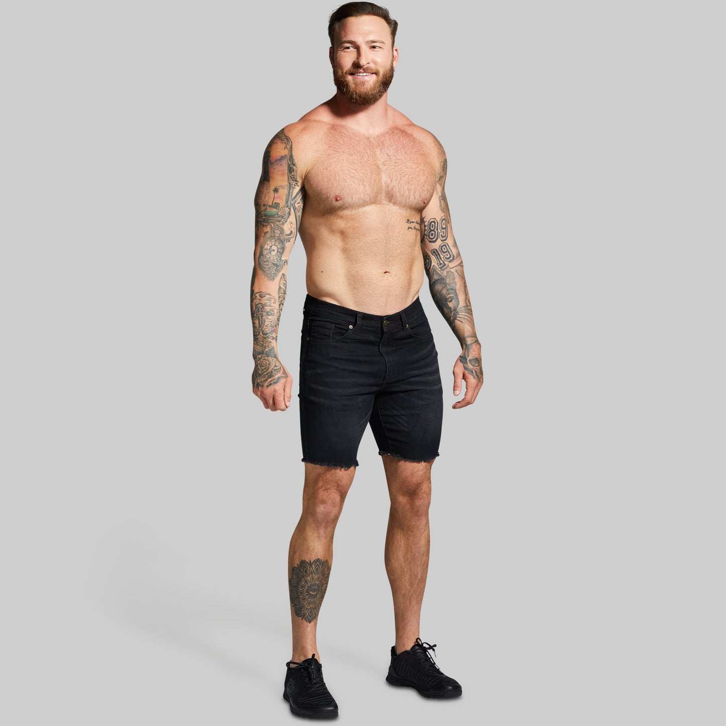 FLEX Stretchy Jort 7" (Black)