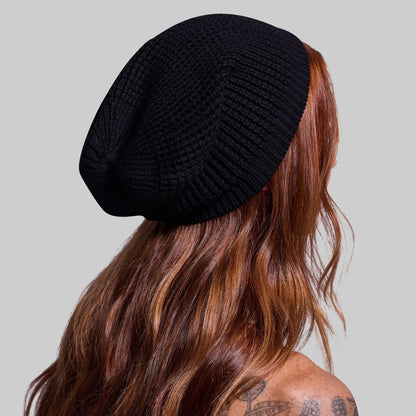 Primitive Waffle Knit Beanie (Black)