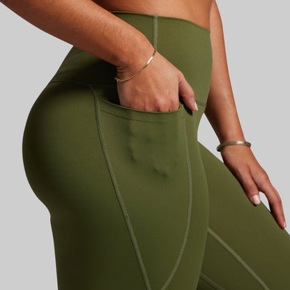 Synergy Legging w/ Pockets 2.0 (Olive)