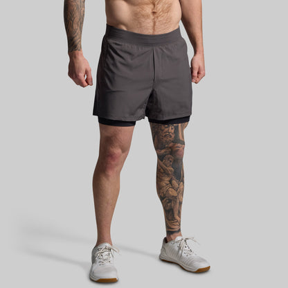 Versatile Short w/ Compression 5" (Gunmetal)