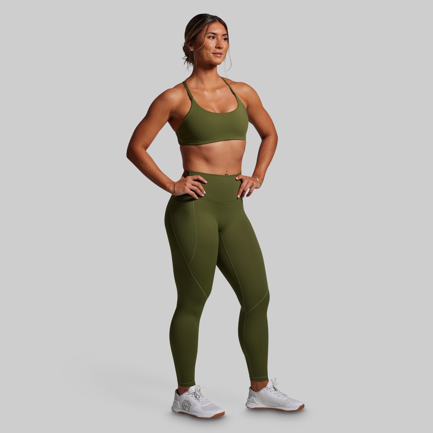 Serenity Sports Bra (Olive)