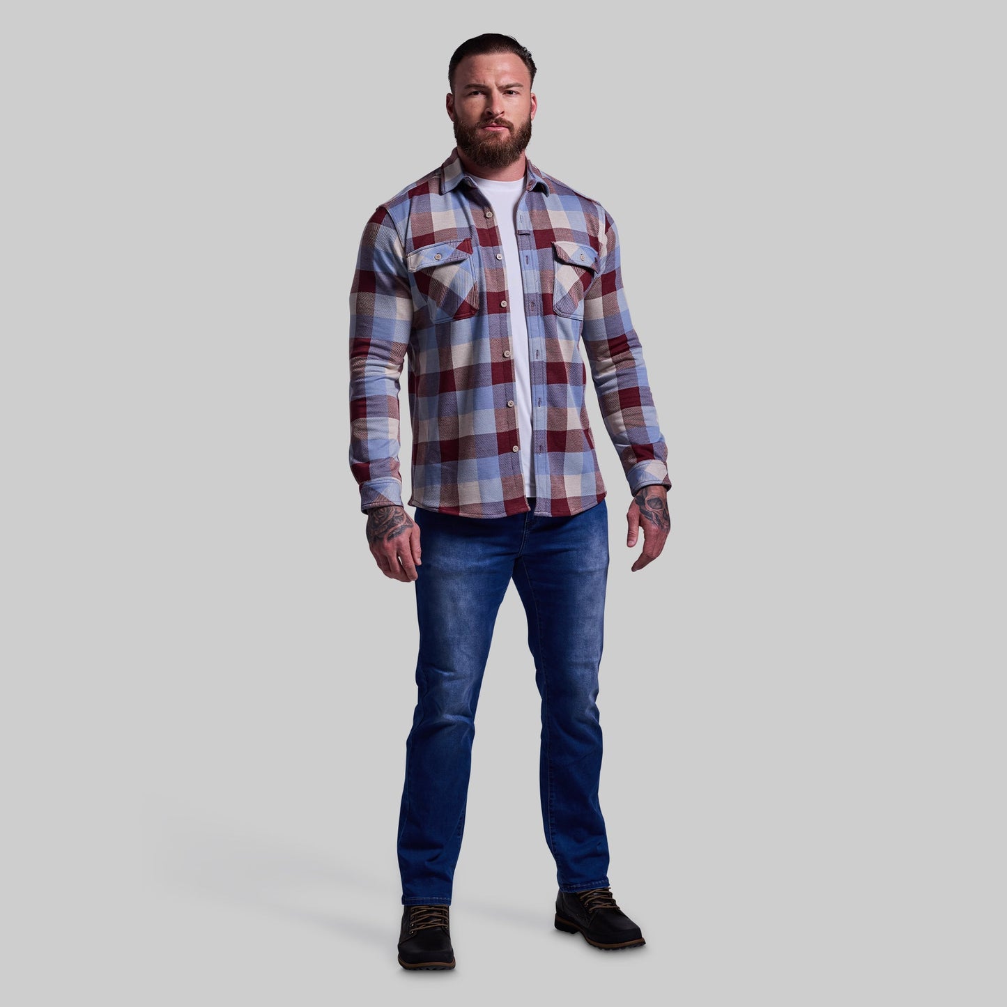 Woodsman Stretchy Flannel (Canyon)