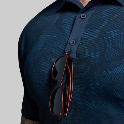 Men's Tek Polo (Police Blue Camo)