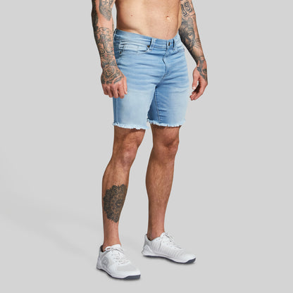 FLEX Stretchy Jort 7" (Light Wash)
