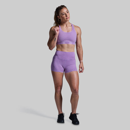 Your Go To Booty Short (Washed Orchid)