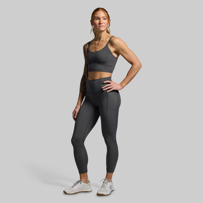 Your Go To Legging w/ Pockets 2.0 (Gunmetal)
