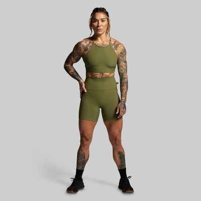 All or Nothing Short (Army Green)