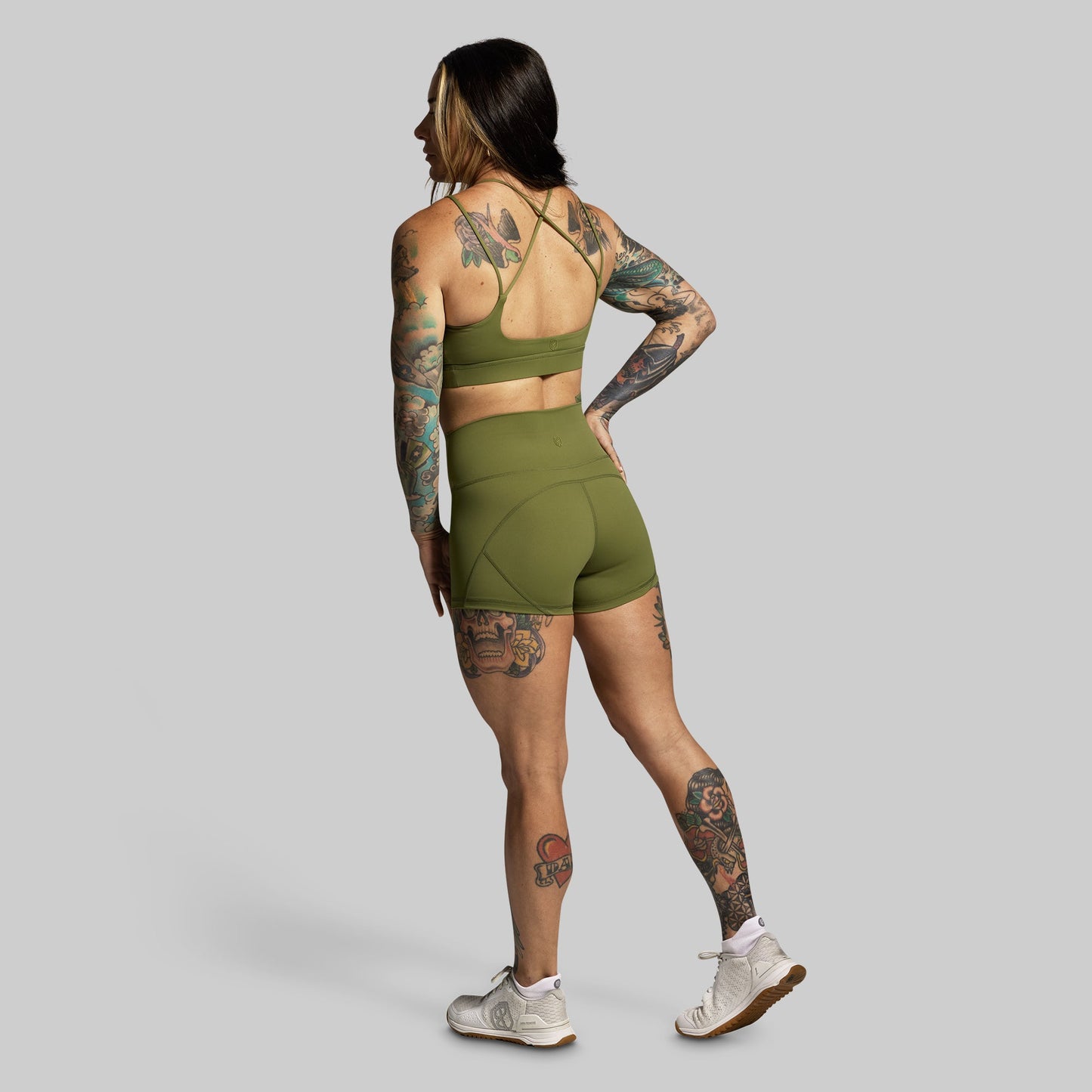 Your Go To Booty Short (Army Green)