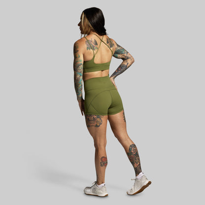 Your Go To Booty Short (Army Green)