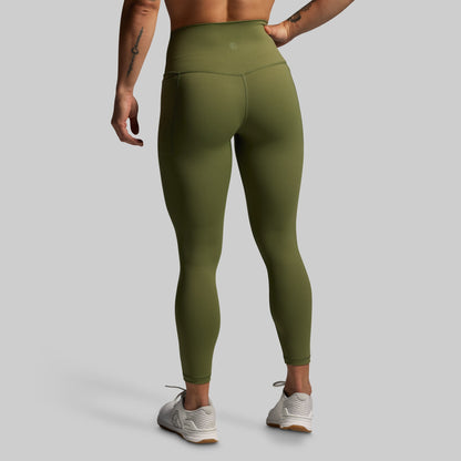 Your Go To 7/8 Legging w/ Pockets 2.0 (Army Green)